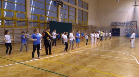 Egzamin karate - ZSOiZ w Czyżewie