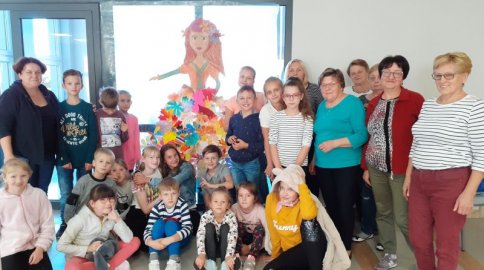 Artystyczne powitanie jesieni w świetlicy miejskiej w Czyżewie 24.09.2019.